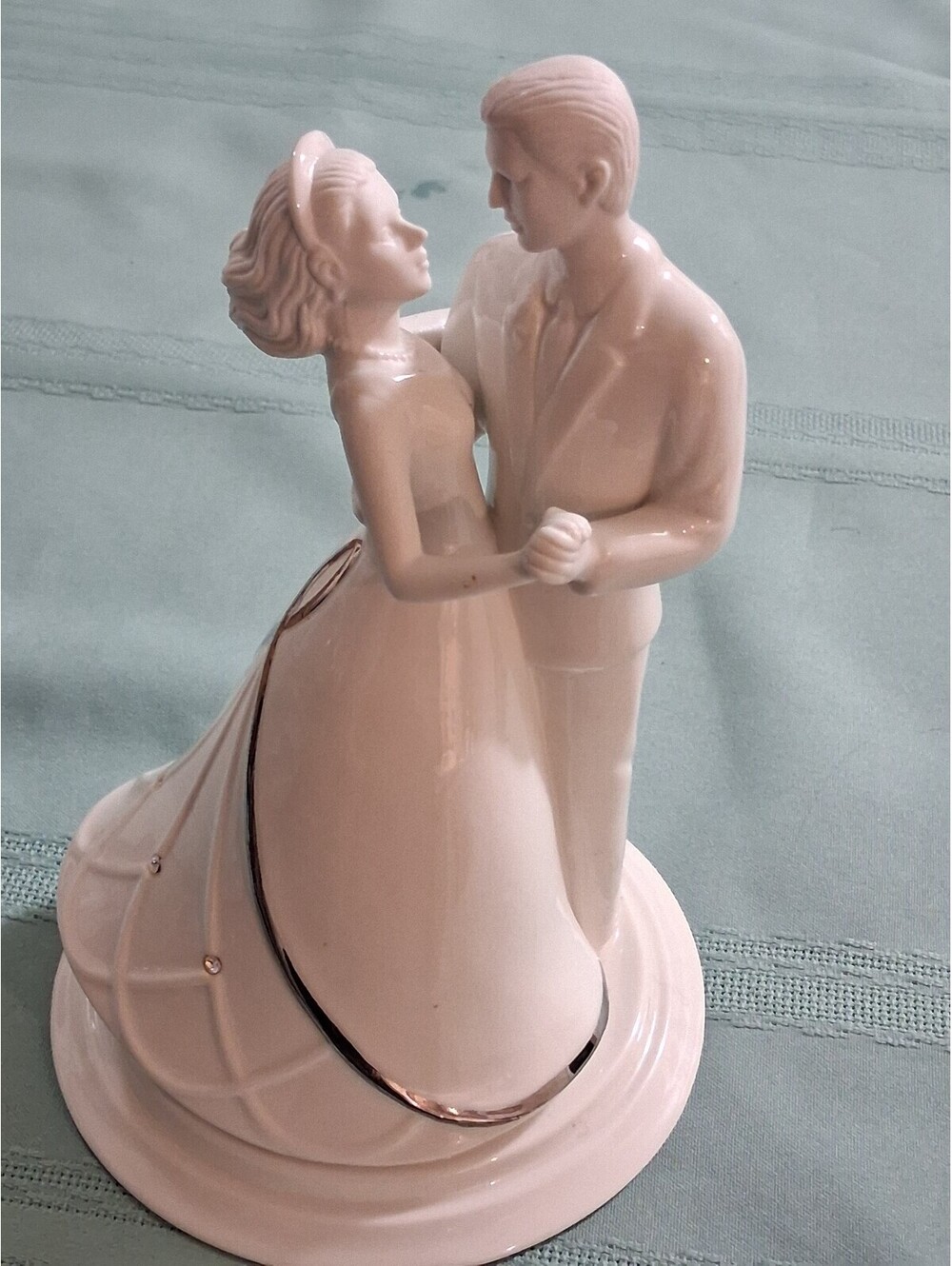 Lenox Bliss Porcelain Wedding Cake Topper 7.5 Inch